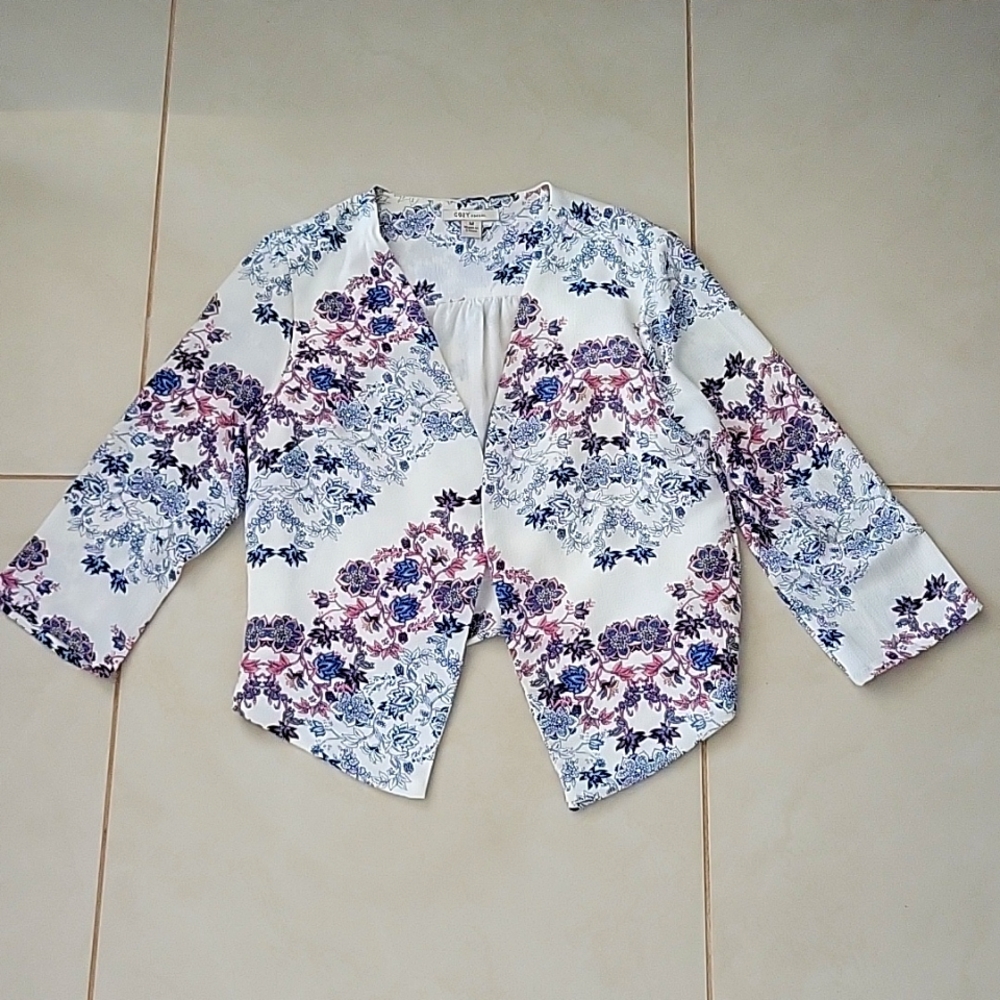 Floral blazer